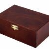 Caja de almacenamiento de madera de abedul (altura del rey = 8 cm)