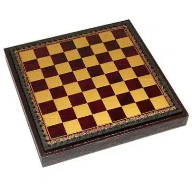 Juego de ajedrez de cuero artificial Camelot King Arthur III y juego de ajedrez de metal pintado a mano - Imagen 9