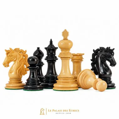Juego de ajedrez de madera de ébano "Constantine