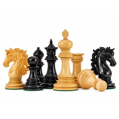 Juego de ajedrez de madera de ébano "Constantine
