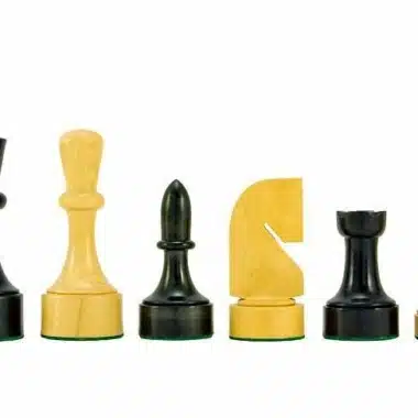 Juego de ajedrez contemporáneo de madera de boj