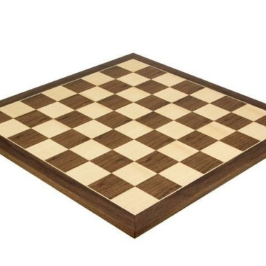 Tablero de Ajedrez de Madera de Nogal y Arce