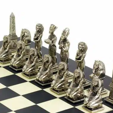 Juego de ajedrez metálico "Egipto