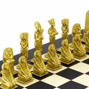 Juego de ajedrez metálico "Egipto