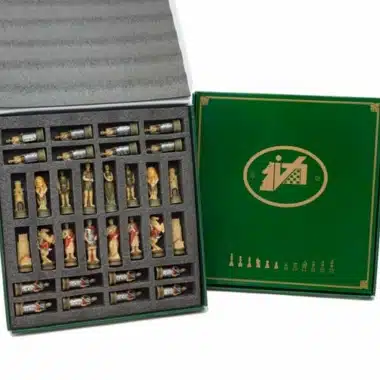 Juego de ajedrez de resina "Romanos contra Gladiadores