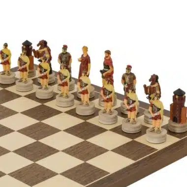 Juego de ajedrez de resina