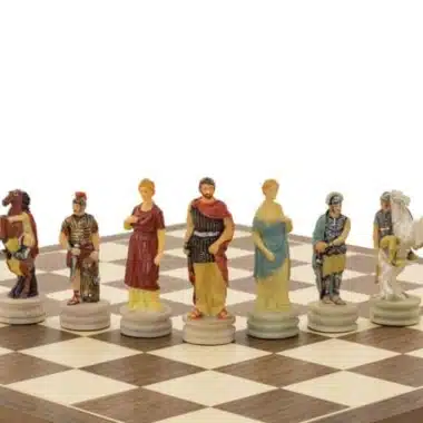 Juego de ajedrez de resina