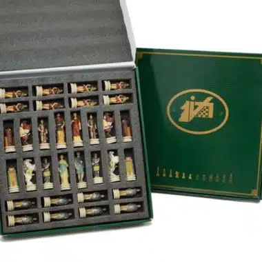 Juego de ajedrez de resina