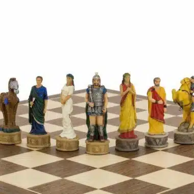 Juego de ajedrez de resina "La guerra de Troya