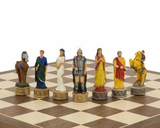 Juego de ajedrez de resina "La guerra de Troya