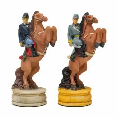 Juego de ajedrez de resina "Civil War Second Edition