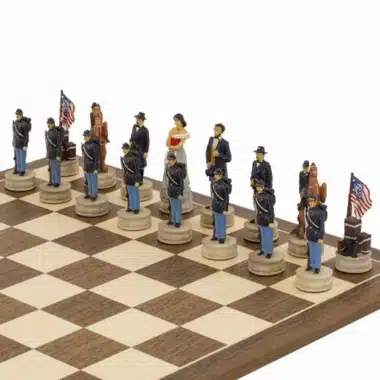 Juego de ajedrez de resina "Civil War Second Edition