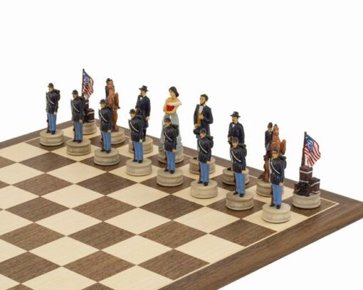 Juego de ajedrez de resina "Civil War Second Edition