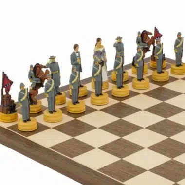 Juego de ajedrez de resina "Civil War Second Edition