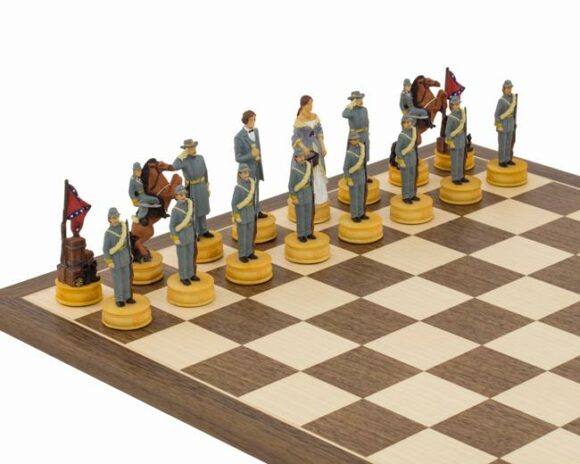 Juego de ajedrez de resina "Civil War Second Edition