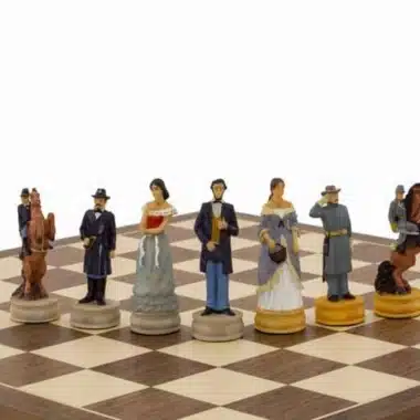 Juego de ajedrez de resina "Civil War Second Edition
