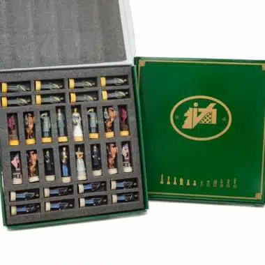 Juego de ajedrez de resina "Civil War Second Edition