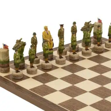 Juego de ajedrez de resina 