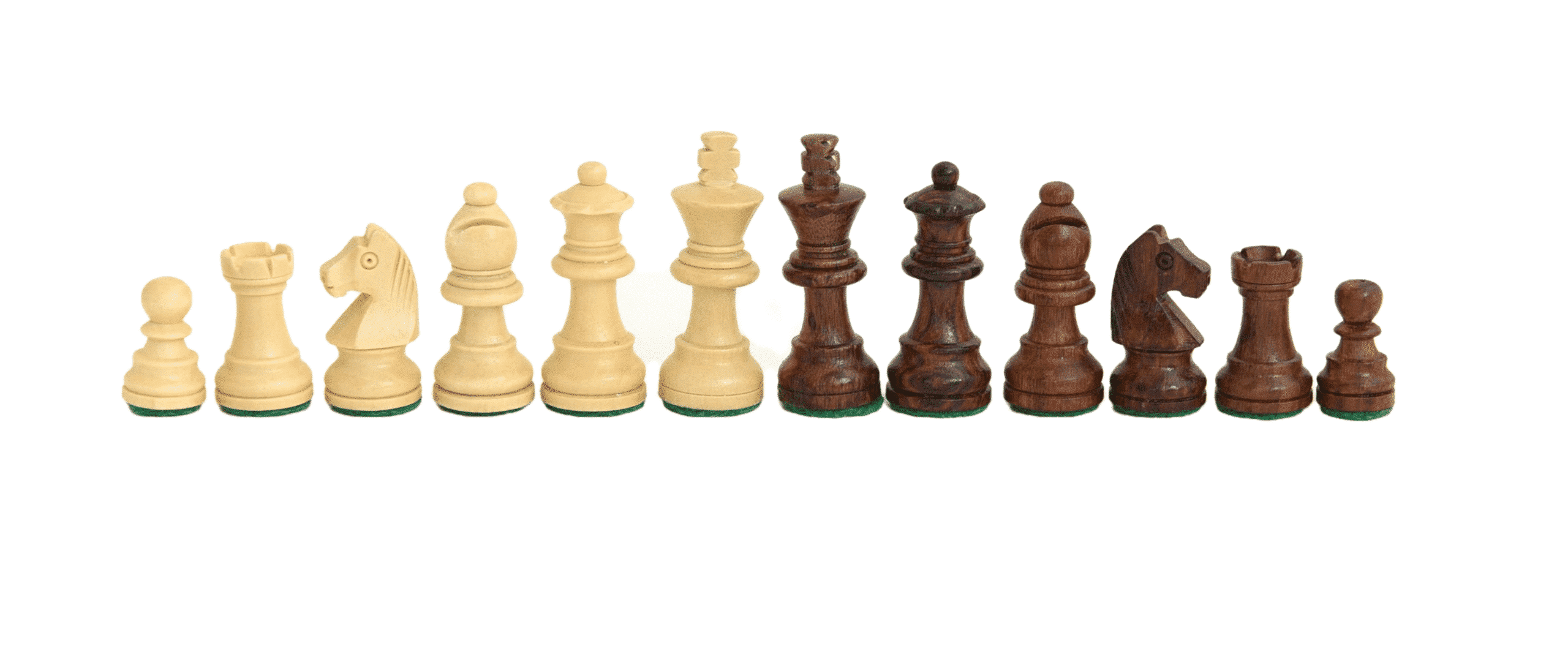 Conjunto Classic IX Tablero de Ajedrez en Similcuero y Juego de Ajedrez en Madera de Rosa Dorado - Imagen 5