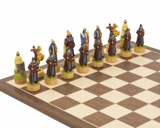 Juego de ajedrez de resina "Rusos contra mongoles
