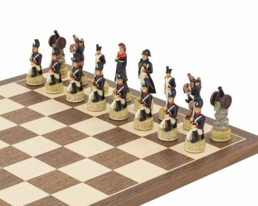 Juego de ajedrez de resina "Napoleón I y Alejandro I" (Campaña de Rusia)