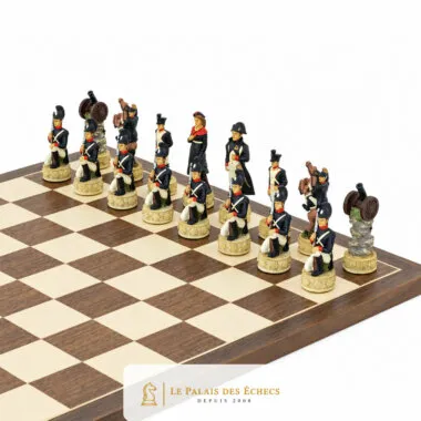 Juego de ajedrez de resina "Napoleón I y Alejandro I" (Campaña de Rusia)