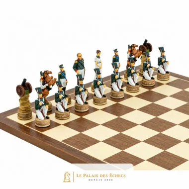 Juego de ajedrez de resina "Napoleón I y Alejandro I" (Campaña de Rusia)