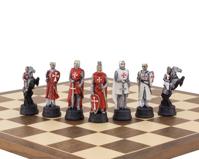 Juego de Ajedrez en Resina La Orden de los Templarios - Imagen 17