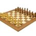 Juego de ajedrez "Victoria II" de nogal y arce y juego de ajedrez de palisandro