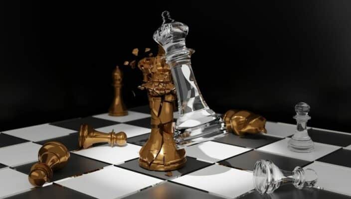 Juego de ajedrez de fantasía