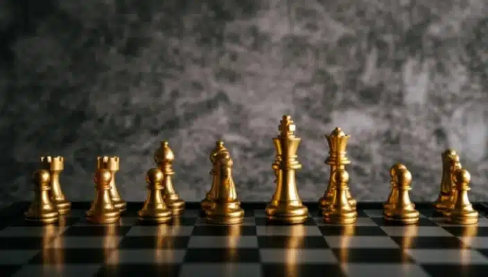 juego de ajedrez de lujo