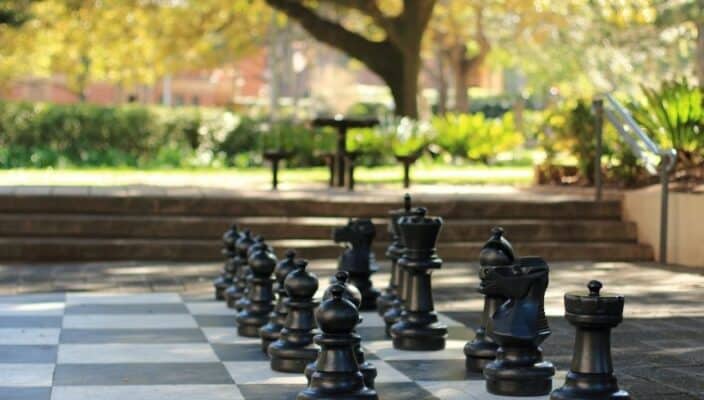 tamaño del ajedrez