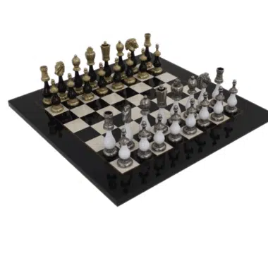 Juego de ajedrez bicolor V Tablero de ajedrez de madera de arce