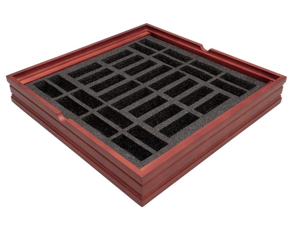 Juego de Ajedrez Inglés Contra Escocés y Tablero de Madera con Almacenamiento - Imagen 8