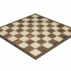 Tablero de ajedrez plegable de madera de nogal y arce