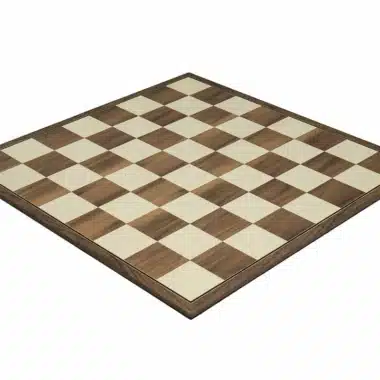Tablero de ajedrez plegable de madera de nogal y arce
