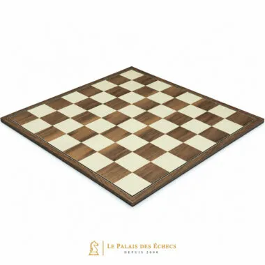 Tablero de ajedrez plegable de madera de nogal y arce