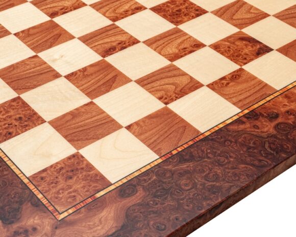 Tablero de ajedrez de madera de olmo y arce Mastellone Giuseppe
