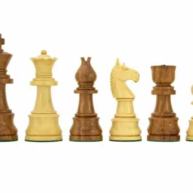Juego de ajedrez Opus de madera de sheesham y boj