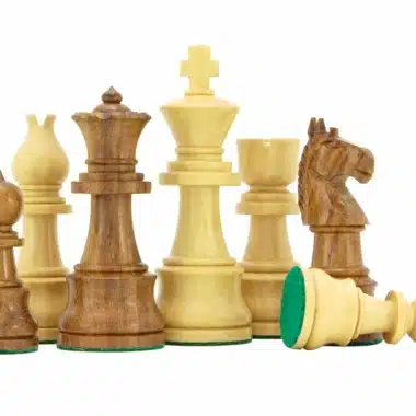 Juego de ajedrez Opus de madera de sheesham y boj