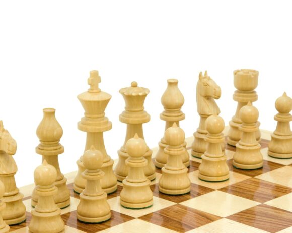 Juego de ajedrez Opus de madera de sheesham y boj
