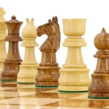 Juego de ajedrez Opus de madera de sheesham y boj