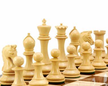 Juego de ajedrez de lujo Eminence en madera de palisandro y boj