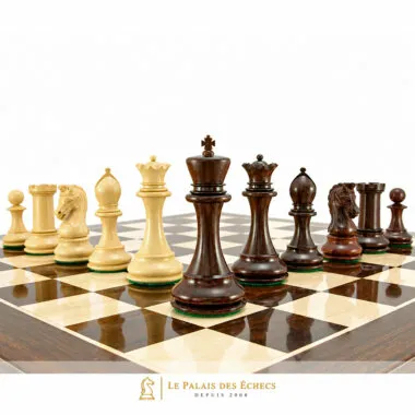 Juego de ajedrez de lujo Eminence en madera de palisandro y boj