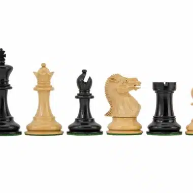 Juego de ajedrez Staunton de madera de boj y ébano Serie Highgrove