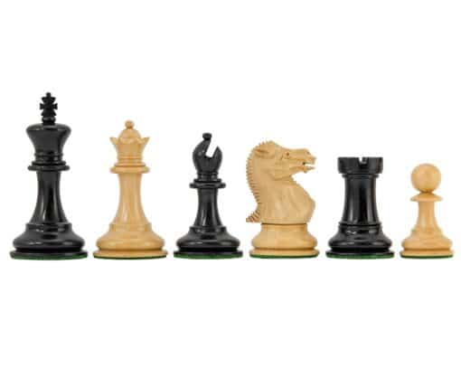 Juego de ajedrez Staunton de madera de boj y ébano Serie Highgrove