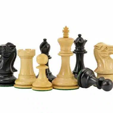 Juego de ajedrez Staunton de madera de boj y ébano Serie Highgrove