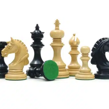 Juego de ajedrez Garvi de madera de boj y ébano