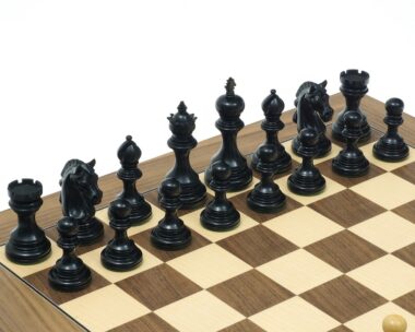Juego de ajedrez Garvi de madera de boj y ébano