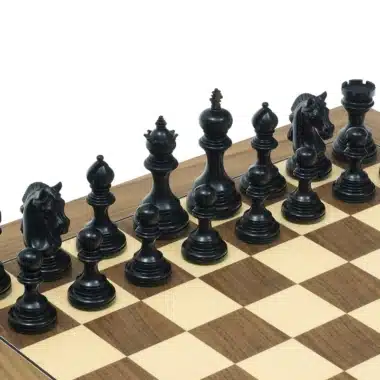 Juego de ajedrez Garvi de madera de boj y ébano